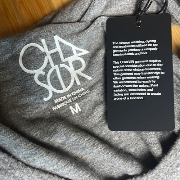 New! Chaser dancer’s open slouch back sweatshirt women’s M - Picture 12 of 12